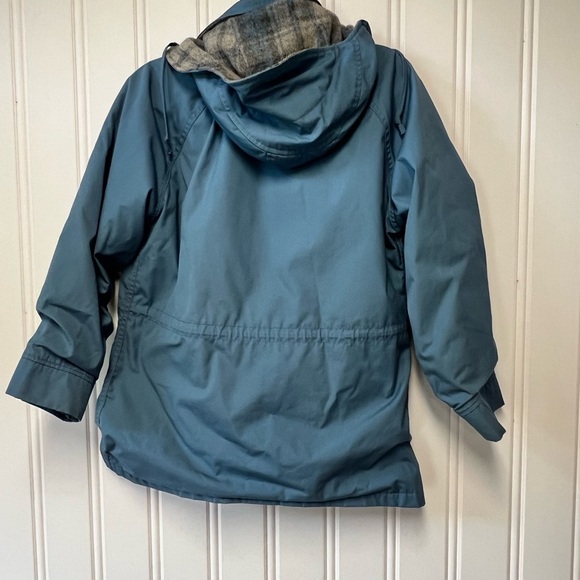 Woolrich Gray and Blue Women's Jacket Vintage Size Medium Y2K - Picture 5 of 6